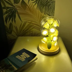 Woknit Lily Glow – Crochet Lily of the Valley Lamp